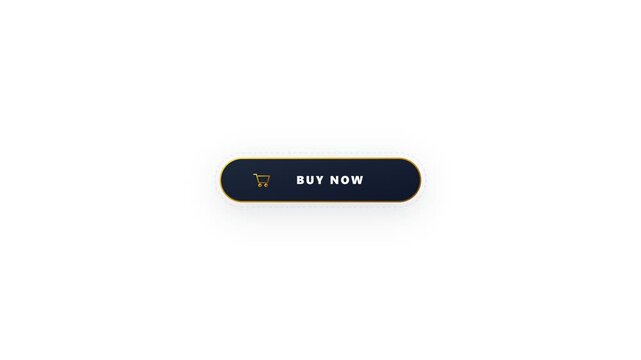 Modern dark blue buy now button with gold border