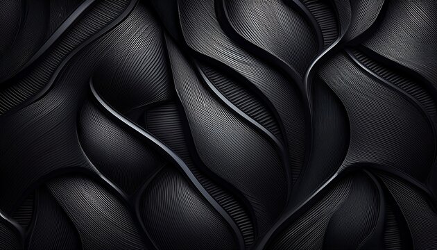 black carbon seamless pattern