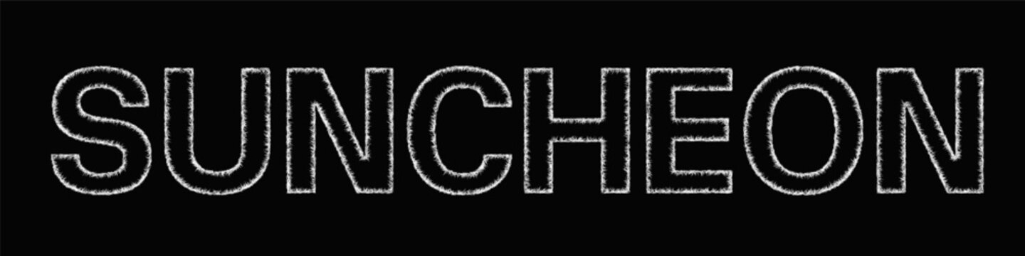 Sketch Suncheon text design element