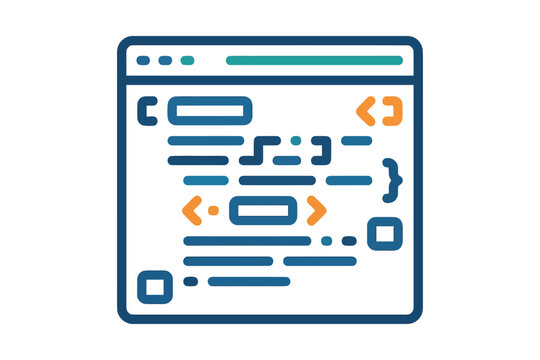 Web Browser Code Icon