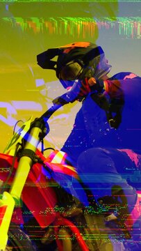 Vertical Glitch Transition 05