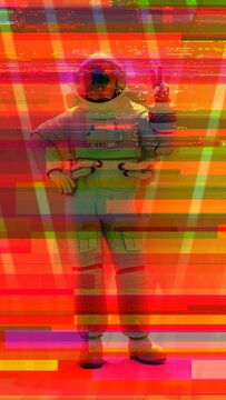 Vertical Glitch Transition 06