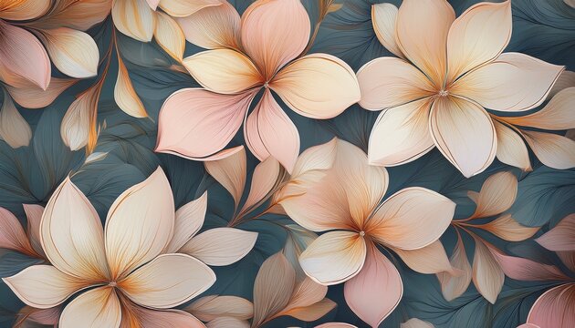 texture pattern featuring delicate flower petals with a subtle design seamless background pattern