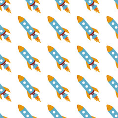 Fototapeta premium Seamless pattern. Vector background for children