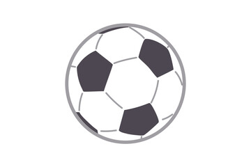 Naklejka premium サッカーボールのベクターイラスト 