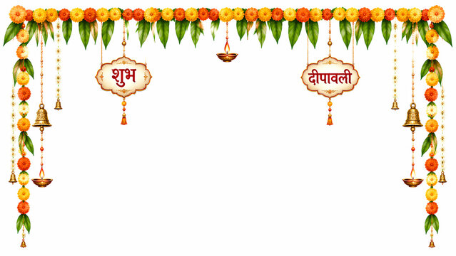 Indian festive flower decoration