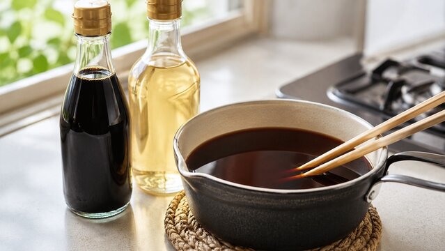 すき焼きの割り下 小鍋のたれとしょうゆみりん