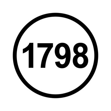 Circular Emblem with Year 1798