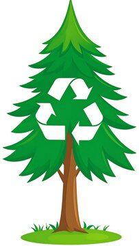 Recycle Tree Symbol.