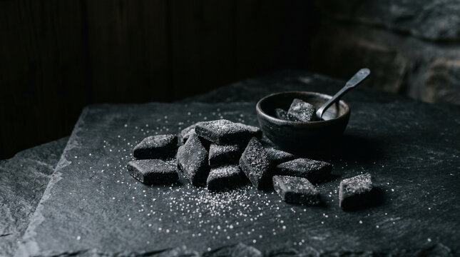 Salmiakki, traditional Finnish licorice candy 
