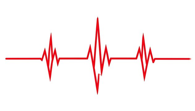 Red Heartbeat Line.