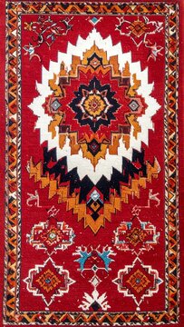 Red Patterned Carpet.