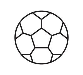 Naklejka premium Football Icons Set Black Vector Collection Isolated on White Background