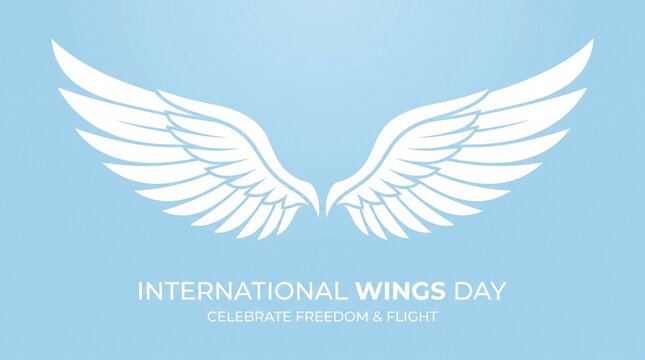 vector illustration of an angel wings