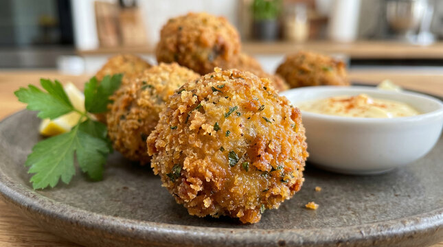Sardine balls, seafood