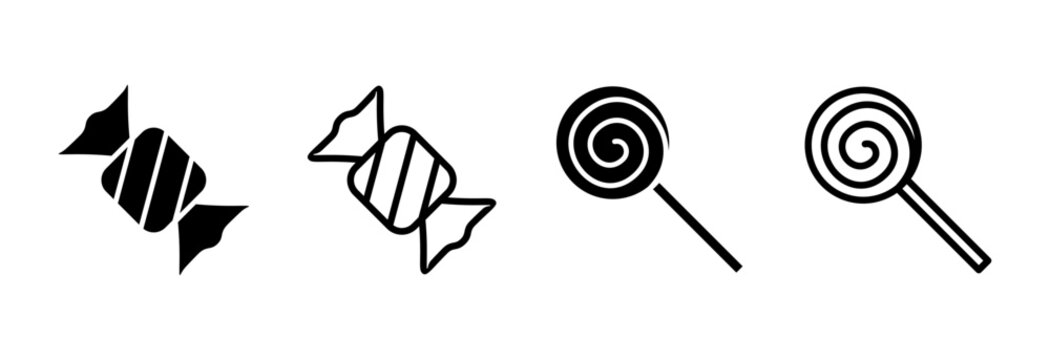 Candy icon symbol for apps and websites. candy sign and symbol.