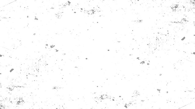 white grunge background with scattered black gray specks smudges and scratches creating distressed worn texture design