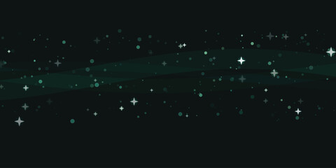 Space scene with stars and glowing galaxy lines Vector, illustration © MDJahangir