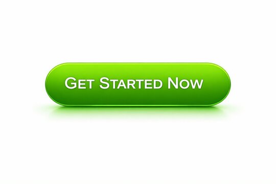 Green call-to-action button with white text saying get started now