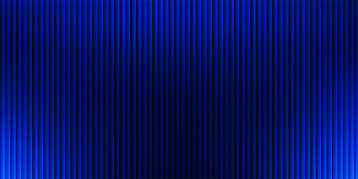 Abstract background featuring a series of parallel vertical blue lines against a black backdrop. A subtle horizontal wave distortion creates a rhythmic, flowing pattern across the glowing light rays.
