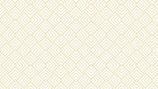 seamless geometric pattern featuring gold line diamond shapes in an Art Deco style.