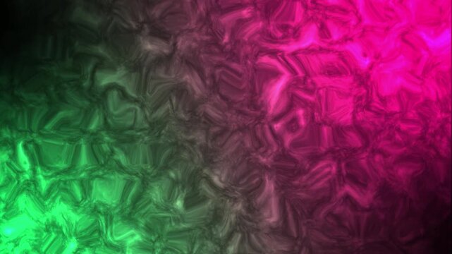 Abstract Neon Pink and Green Metallic Embossed Background Texture
