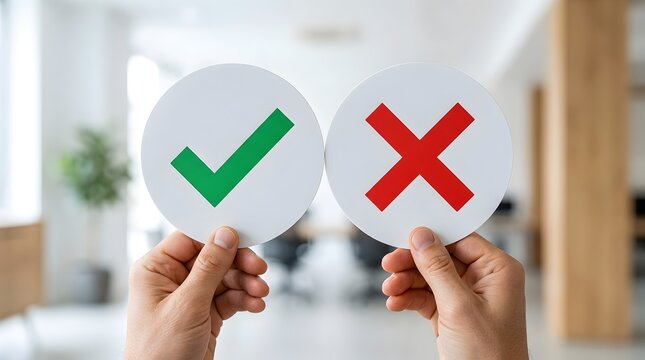 Simple Visual Guide For True And False Signs