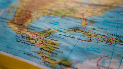 Naklejka premium Map of Havana City in Cuba