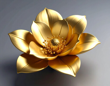 Blume aus Gold