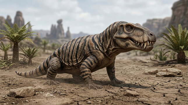 Anteosaurus (Anteosaurus magnificus) was a large carnivorous dinocephalian therapsid from the Middle Permian period.