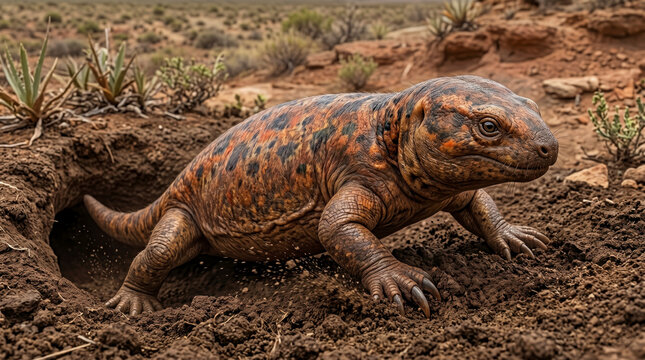Cistecephalus (Cistecephalus microrhinus) was a small, burrowing dicynodont from the Late Permian period.