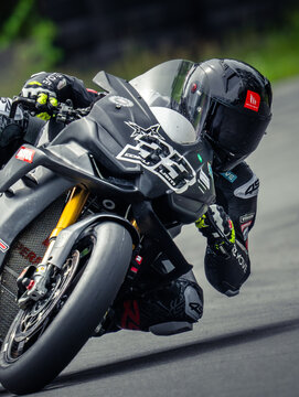 Regular training in Riga, Latvia, Bikernieki on 12-05-2026  Motorcyclist Racing on Track