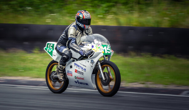 Regular training in Riga, Latvia, Bikernieki on 12-05-2026  Racing Motorcyclist on Track