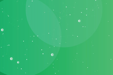 Abstract cosmic network of glowing green nodes and celestial connections constellation dots © ANOWARA