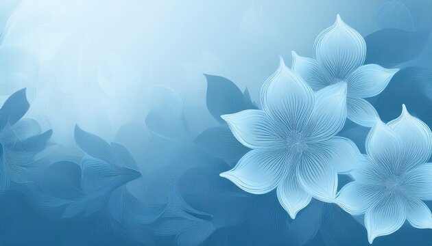 light blue floral background for online presentation