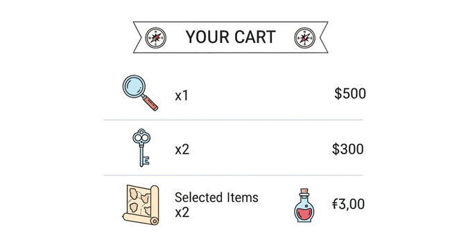 Shopping cart with two plush toys and price tag.