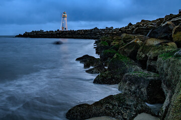 Walton lighthouse on the pacific coast © akash