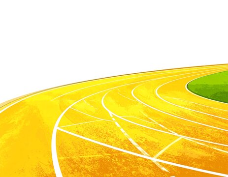Running Track Art.