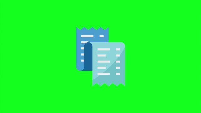 Document Animation Green Screen Overlay