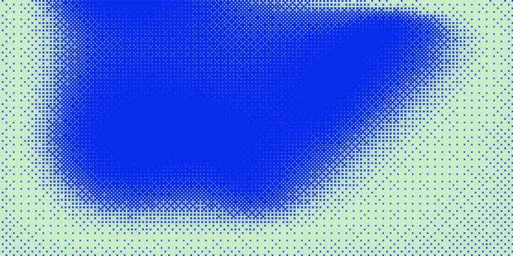 Blue green pixelated bitmap texture background set. Retro pixel art, glitch dither pattern, 8 bit background. Leisure or arcade games duotone.Vector illustration.Eps10