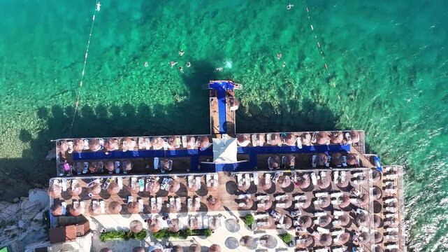 Bodrum Beachs and Turquoise Coasts Drone Video, Bodrum Muğla, T&uuml;rkiye (Turkey)