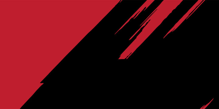 red vector layout with flat lines on backround blue. Decorative shining illustration with lines on abstract template.