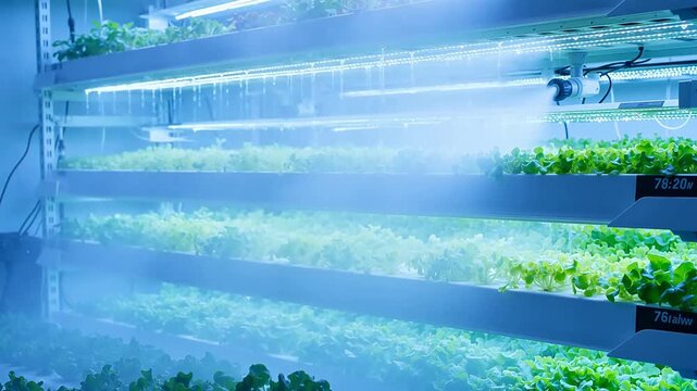 Cascading Fog Waves in Multilayer Aeroponic System