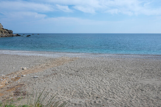 The coastline of Skiathos Island, Sporades, Thessaly, Greece