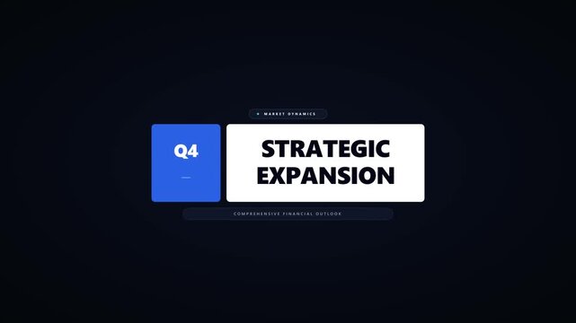 Q4 strategic expansion motion corporate business growth and financial planning overlay
