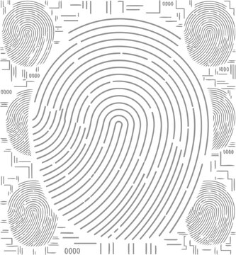 Fingerprint analysis chart
