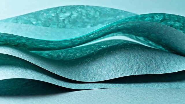 Wavy layered paper texture