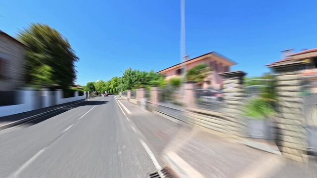 Driving near Lake Bolsena, Umbria, Italy - Hyperlapse