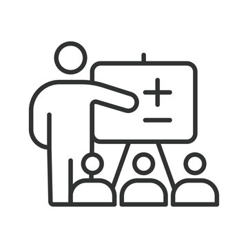 Physics and mathematics education icon in line design. Physics, mathematics, education, science, formula, learning, school on white background vector. Physics and mathematics editable stroke icon