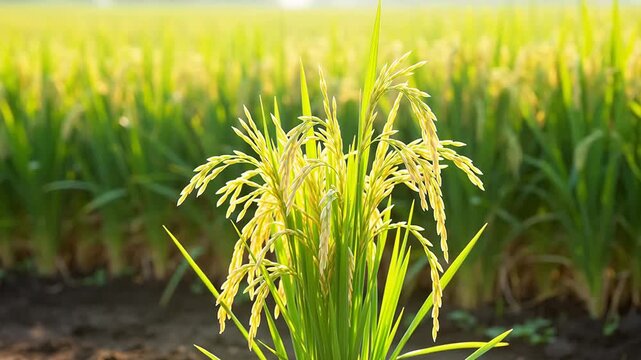 The Cycle of Rice: From Seedling to Golden Harvest
